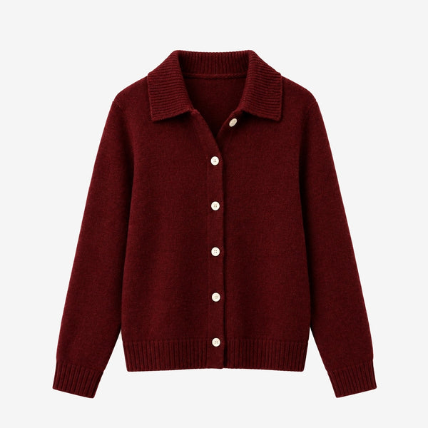 Adeline | Elegant Ribbed Knit Button Sweater
