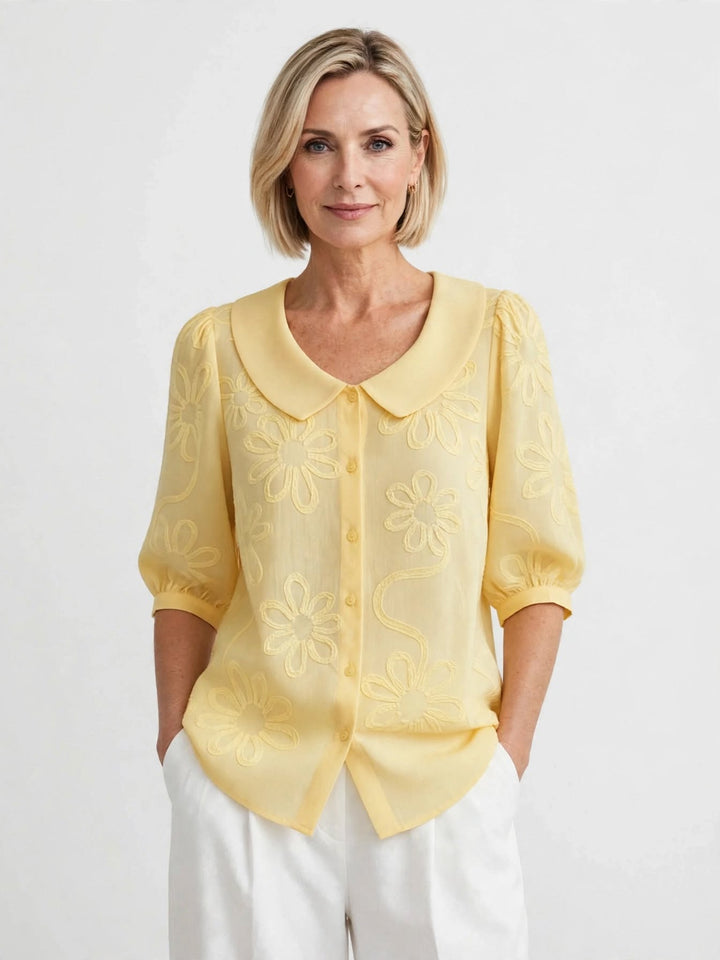 Mirella | Blouse with a floral design